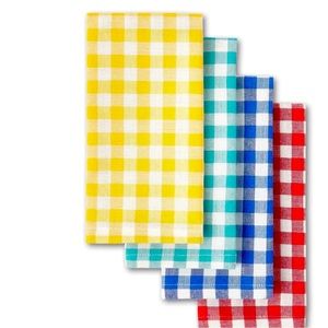 New Pioneer Woman gingham dinner napkins 4 new in package